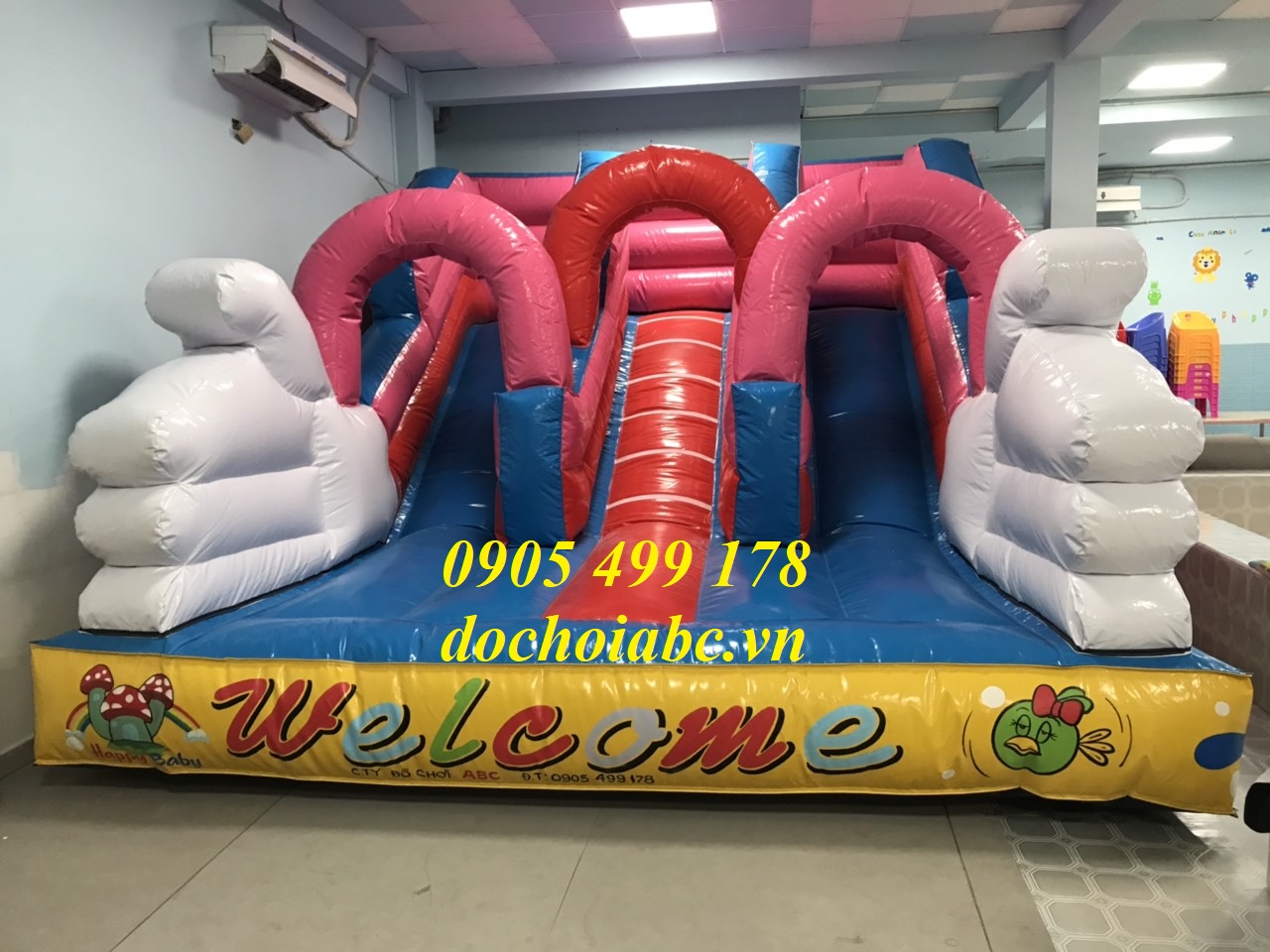 Lắp đặt Nhà hơi - nhà phao khu vui chơi trẻ em hiện đại tại đà nẵng