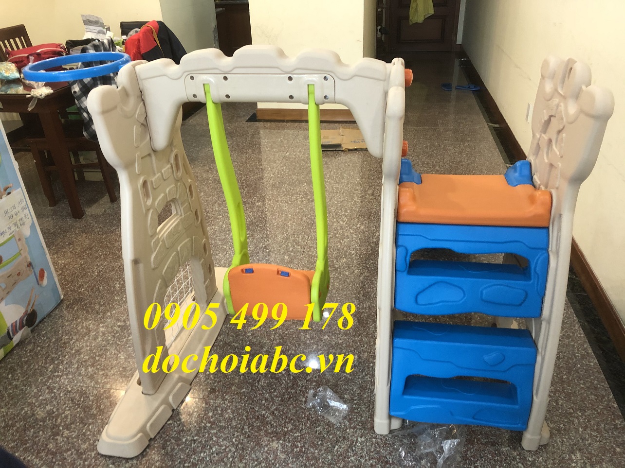 BỘ CẦU TRƯỢT XÍCH ĐU CHO BÉ TRONG NHÀ GIÁ RẺ - CHẤT LƯỢNG NHẤT