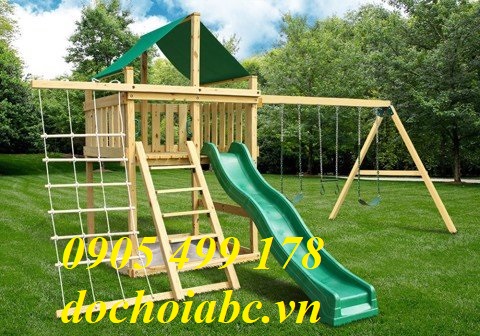 CUNG CẤP BỘ CẦU TRƯỢT LIÊN HOÀN GỖ NGOÀI TRỜI CHO BÉ TẠI QUẢNG NAM