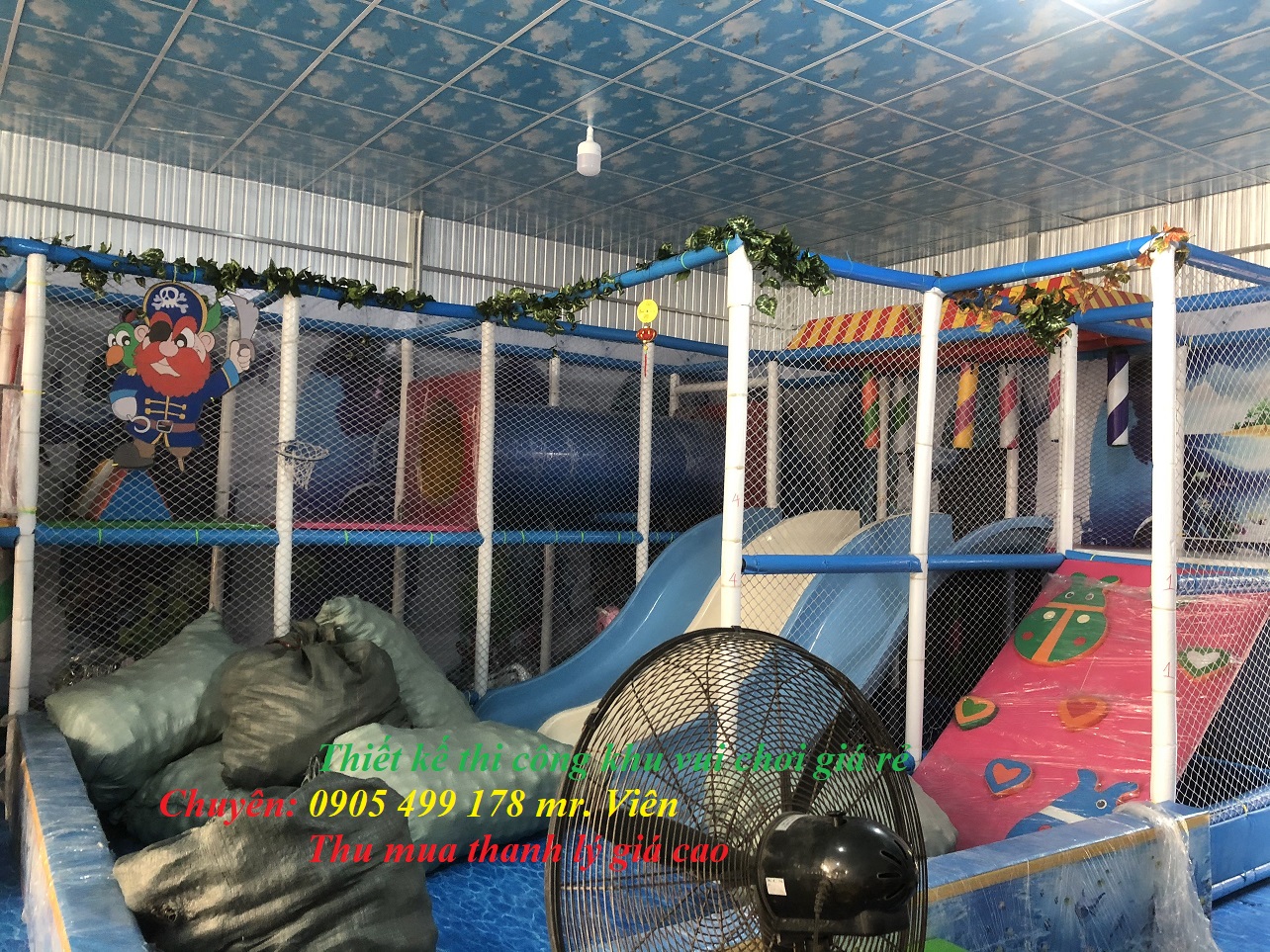 Chuyên lắp đặt thi công khu vui chơi thanh lý - giá rẻ tại đồng tháp