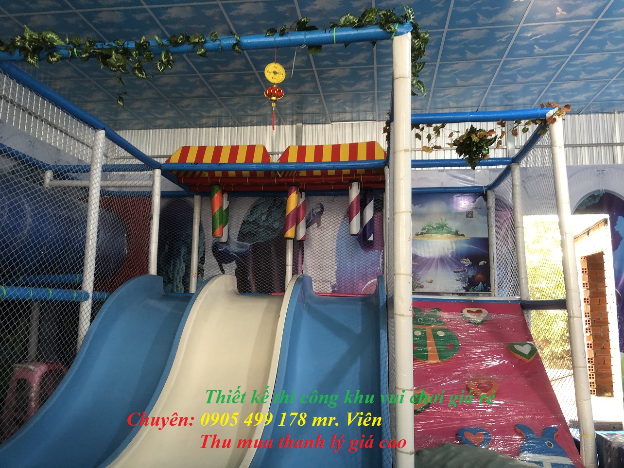 Thi công - Thiết kế khu vui chơi thanh lý giá rẻ - chất lượng nhất