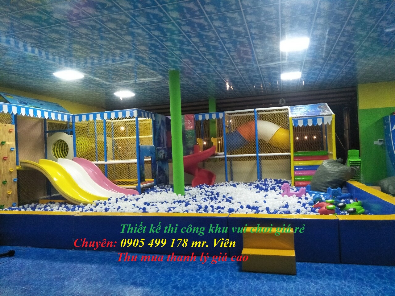 tư vấn - thi công lắp đặt khu vui chơi liên hoàn cho bé tại quảng nam