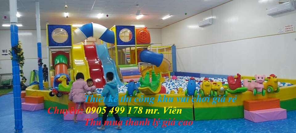 Nhà banh có cầu trượt liên hoàn trong nhà chất lượng nhất
