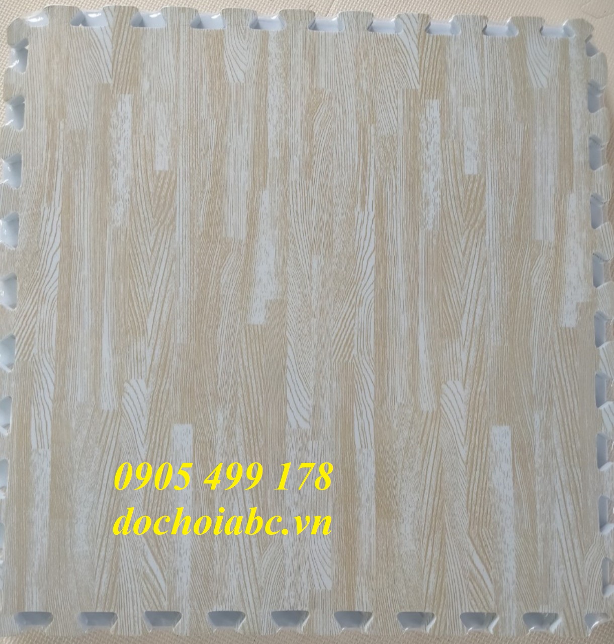 Thảm Xốp Lót Sàn Hình Vân Gỗ 60 x 60 cm