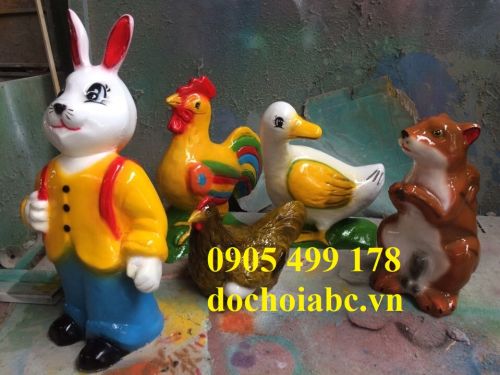 TƯỢNG CÁC CON THÚ TRONG VƯỜN CỔ TÍCH