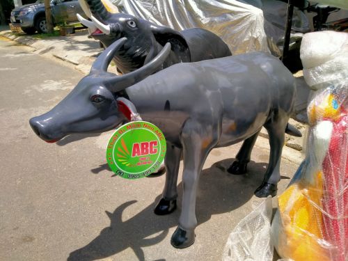 Tượng Con Trâu Vườn Cổ Tích ABC157 - 004