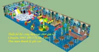 Thiết Kế Khu Vui Chơi Trẻ Em  Kết Hợp Kinh Doanh Quán Ăn
