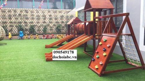 BỘ LIÊN HOÀN CẦU TRƯỢT GỖ CHO BÉ ABC - 003