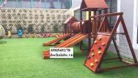 BỘ LIÊN HOÀN CẦU TRƯỢT GỖ CHO BÉ ABC - 003