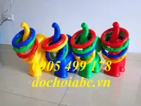 Chuyên Cung Cấp Bô Ném Vòng Chú Voi Cho Bé Mầm Non Chất Lượng Nhất