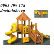 BỘ CẦU TRƯỢT GỖ LIÊN HOÀN CHO TRẺ ABC - 018