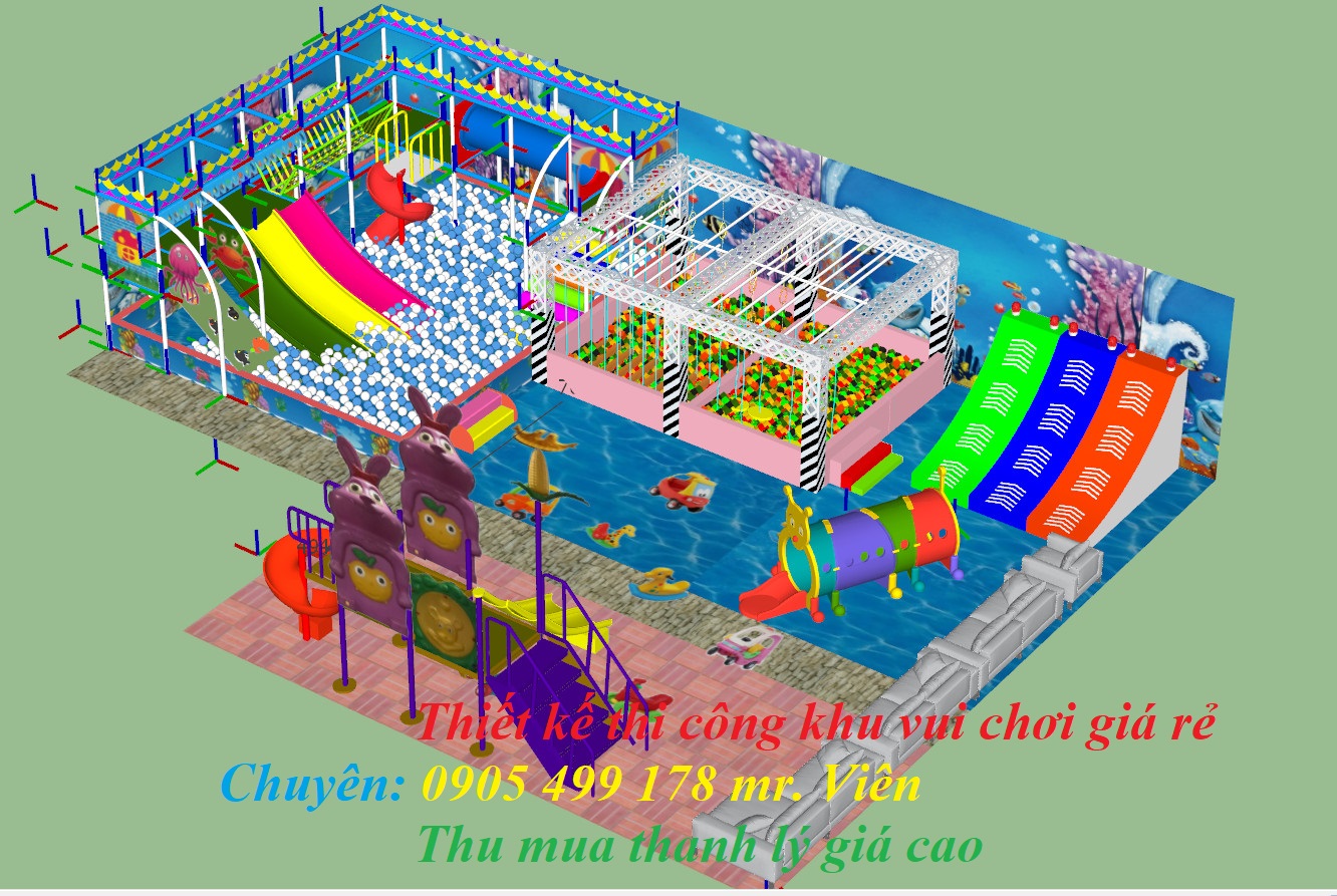 CHUYÊN NHẬN THIẾT KẾ - THI CÔNG KHU VUI CHƠI TRẺ EM CHẤT LƯỢNG NHẤT
