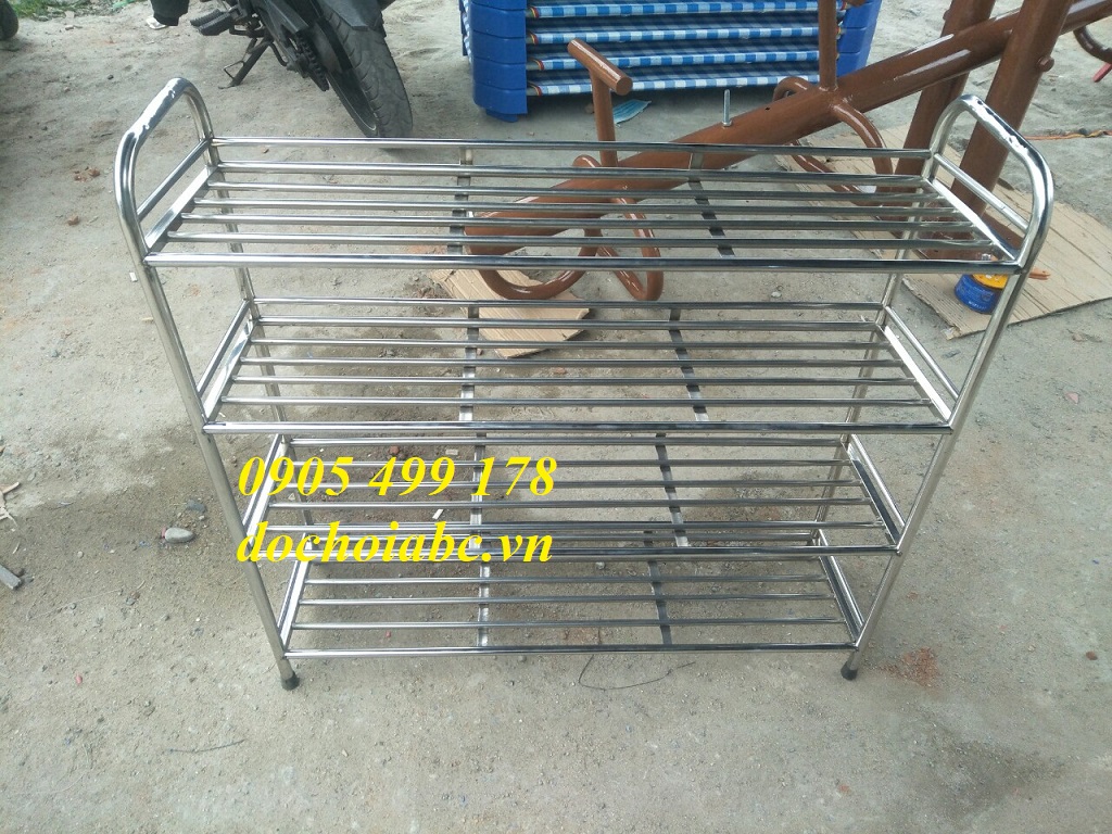 GIÁ ĐỂ GIÀY DÉP INOX MẦM NON