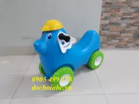 XE CHÒI CHÂN HÌNH CON CÚN CHO BÉ MẦM NON ABC - 001