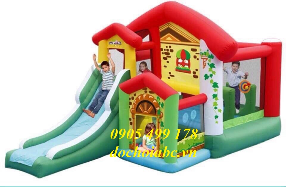 NHÀ PHAO HÌNH NGÔI NHÀ CỔ TÍCH ABC -003