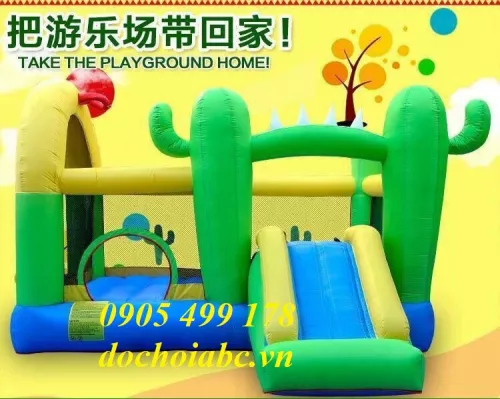 NHÀ PHAO- NHÀ HƠI MINI CHO BÉ ABC -004