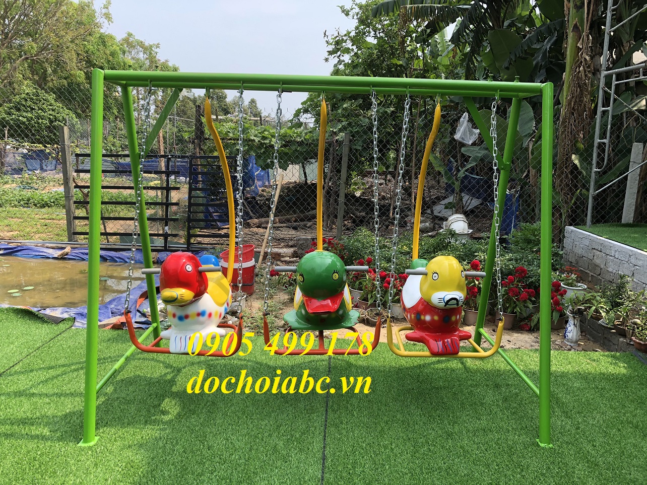 XÍCH ĐU 3 CON THÚ CHO BÉ MẦM NON