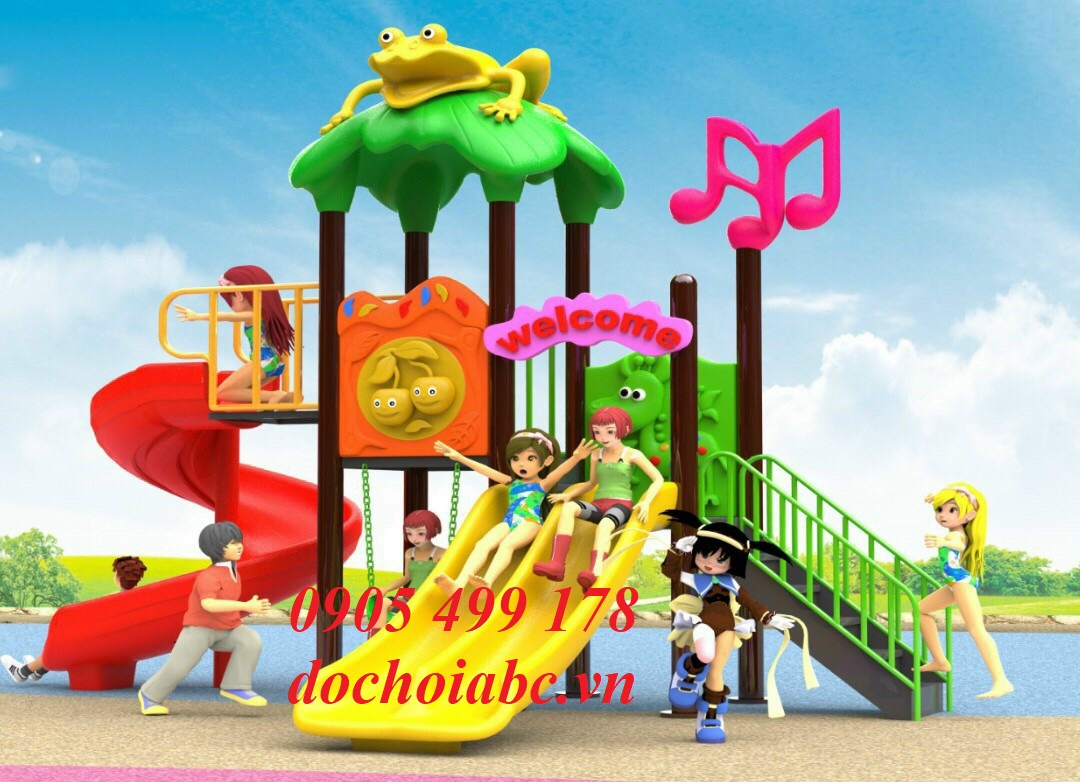 CẦU TRƯỢT LIÊN HOÀN NHẬP KHẨU CHO BÉ ABC -015