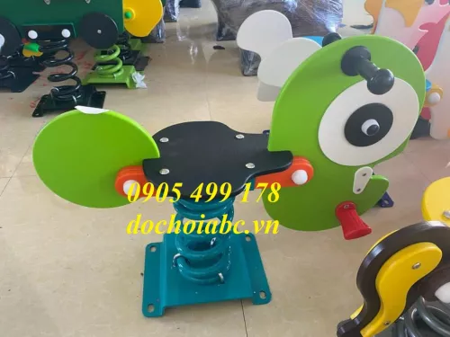 THÚ NHÚN LÒ XO 1 TẤM HÌNH CON GẤU TRÚC