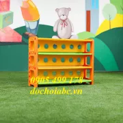 KỆ NHỰA MẦM NON 3 TẦNG CHO BÉ