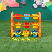 KỆ NHỰA ĐỰNG ĐỒ CHƠI CHO BÉ MẦM NON