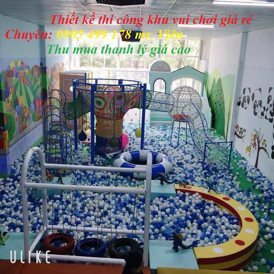 Chuyên tư vấn - lắp đặt khu vui chơi trẻ em