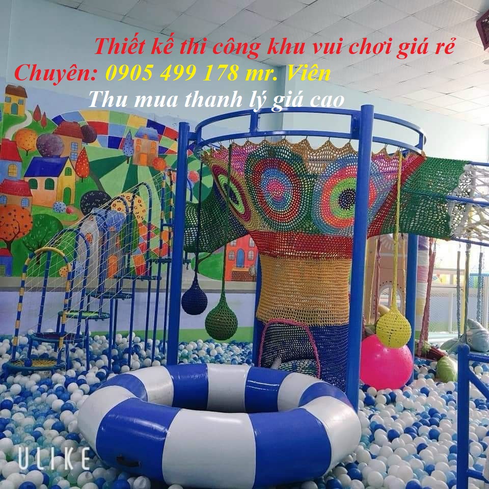 Đầu tư khu vui chơi trẻ em giá rẻ - chất lượng nhất tại nông thôn