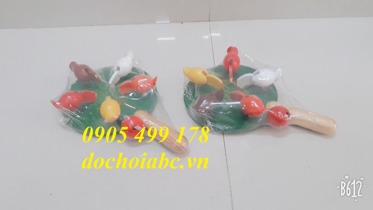 ĐỒ CHƠI GỖ THÔNG MINH GÀ MỔ THÓC