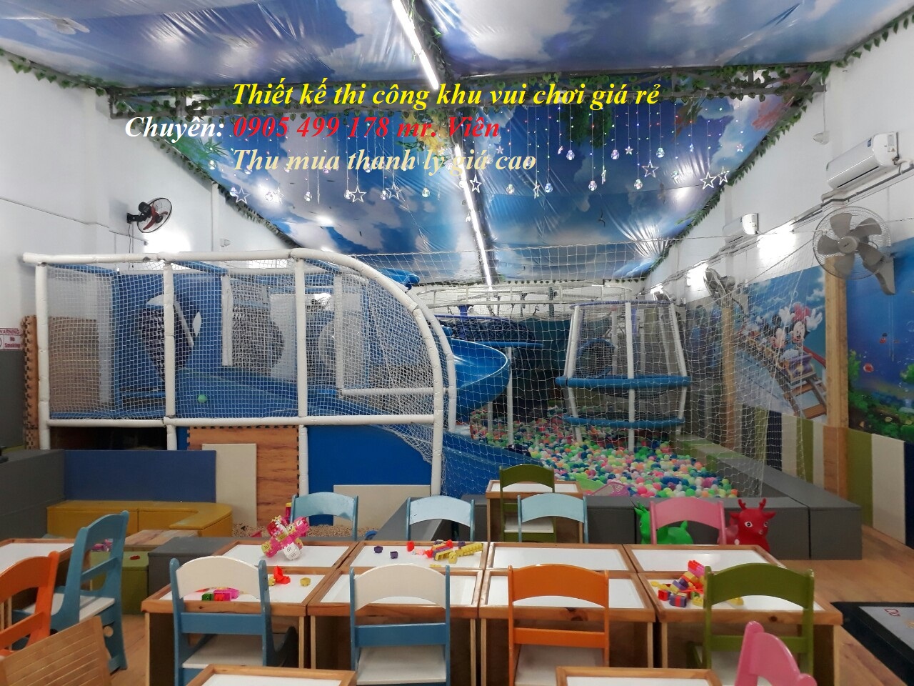 Dự Án Thi Công Nhà Banh Liên Hoàn Cho Trẻ Em