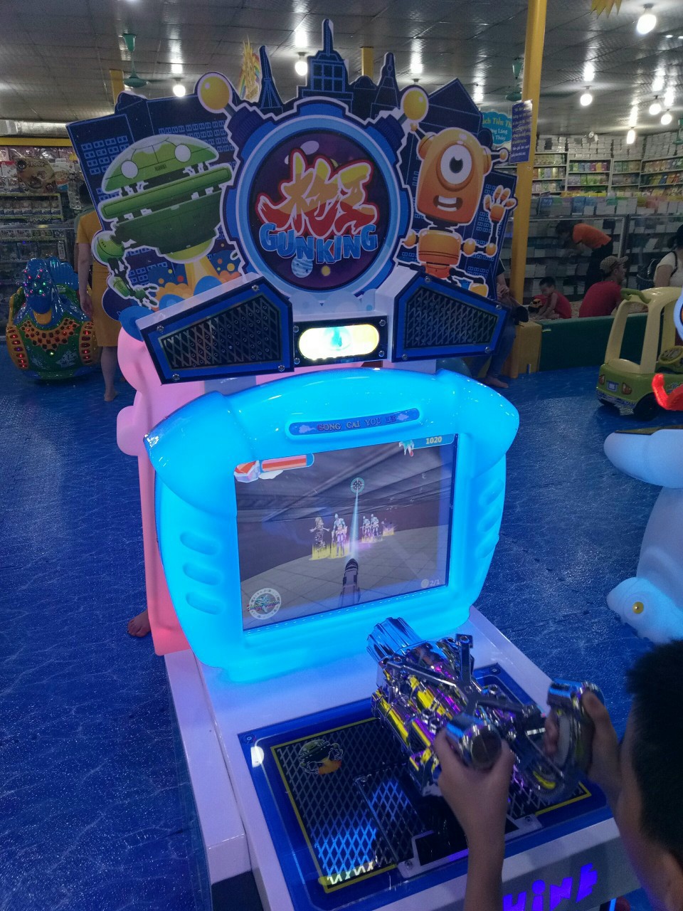 Máy game bắn súng cho các khu vui chơi chất lượng nhất