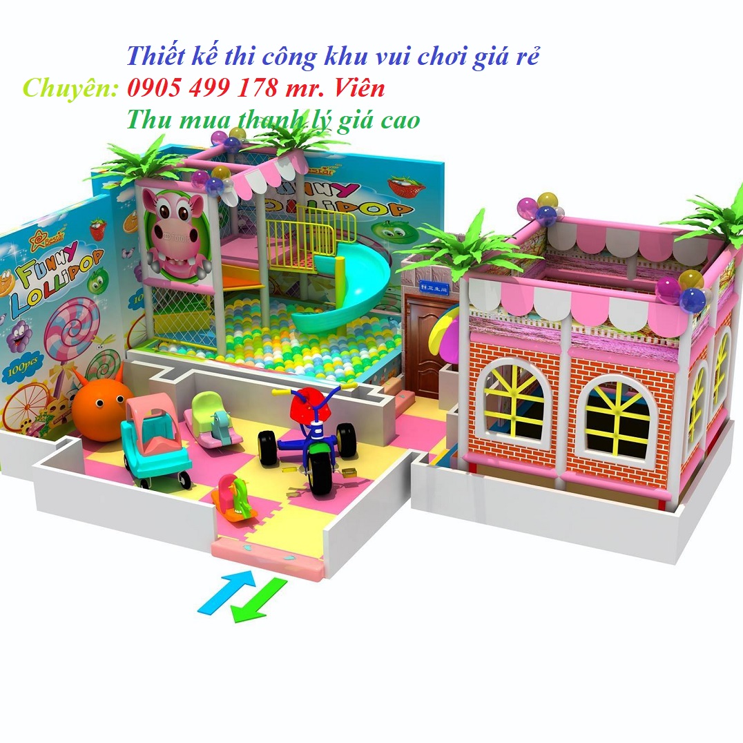 Tư vấn - thi công khu vui chơi trẻ em trong nhà chuyên nghiệp nhất tại Việt Nam