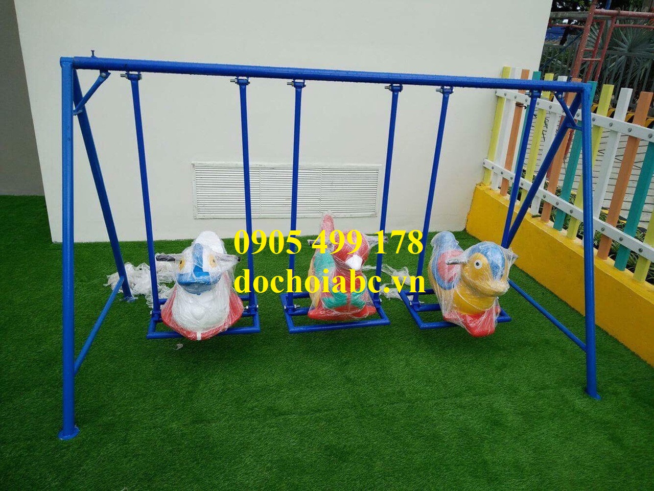 Xích Đu 3 Chỗ Con Giống Cho Bé Mầm Non Giá Rẻ