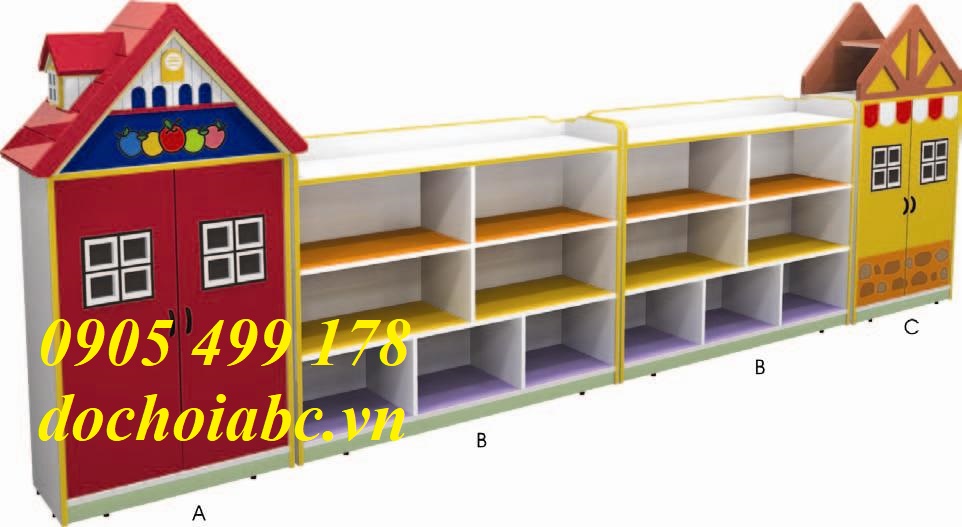 Tủ Kệ Cho Bé Mầm Non Bằng Gỗ Chất Lượng Nhất Thị Trường