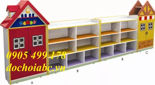 Tủ Kệ Cho Bé Mầm Non Bằng Gỗ Chất Lượng Nhất Thị Trường