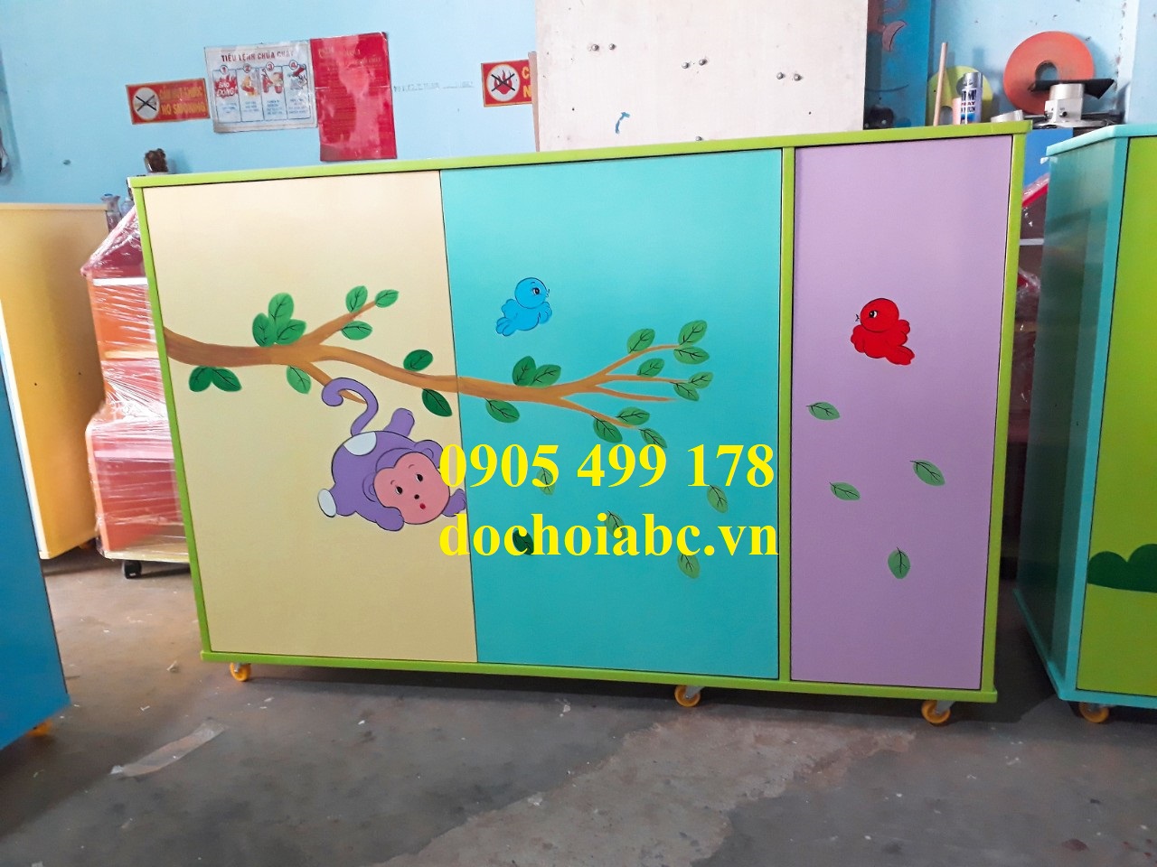 Tủ Mầm Non Đựng Chăn Màn Chiếu Gối