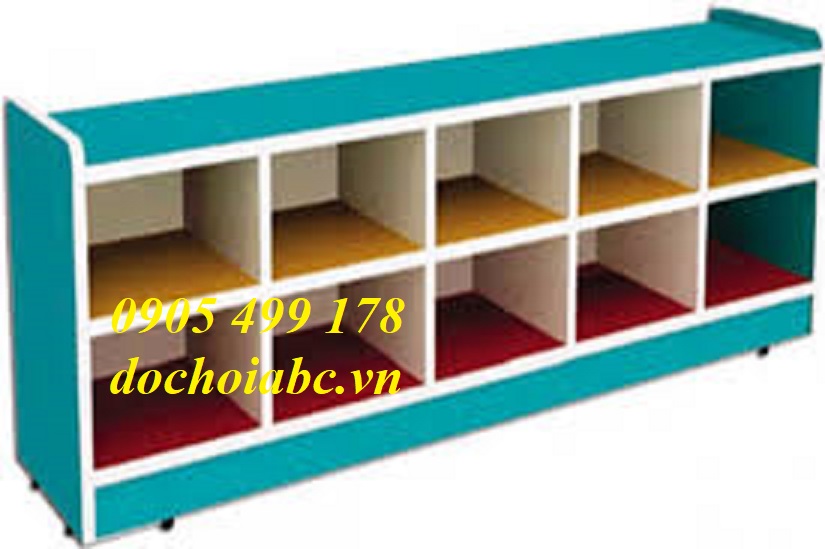 Tủ Gỗ Đựng Balo Cho Trẻ Mầm Non
