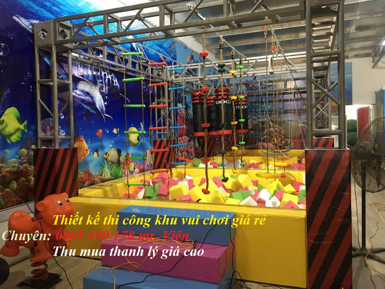 Mô Hình Khu Vui Chơi Liên Hoàn Vận Động Sasuke Hấp Dẫn Nhất