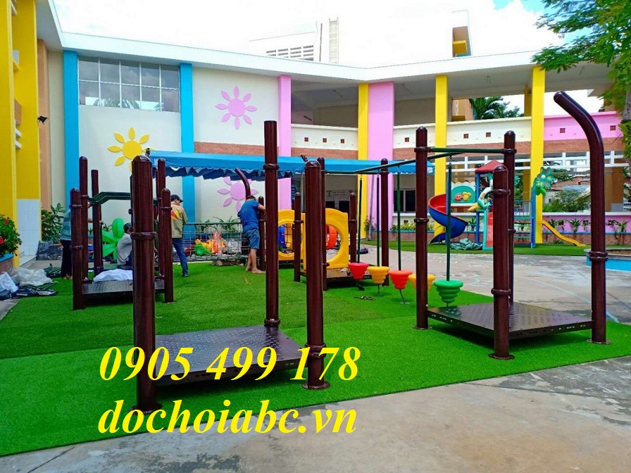 BỘ VẬN ĐỘNG LIÊN HOÀN NGOÀI TRỜI MẦM NON CHO BÉ