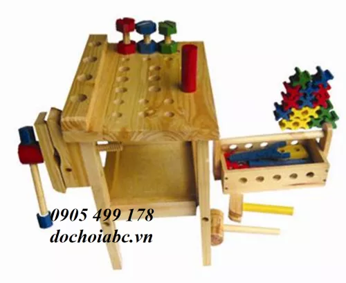 BỘ LẮP RÁP KỸ THUẬT BẰNG GỖ CHO BÉ