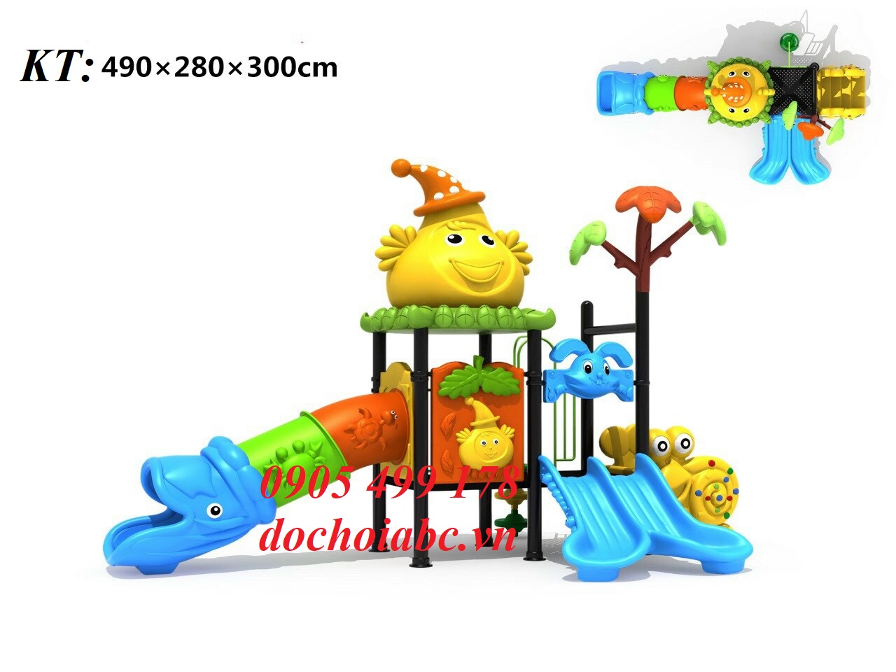 Cầu trượt liên hoàn ngoài trời giá rẻ - chất lượng nhất tại Đà Nẵng