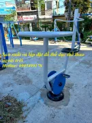XE ĐẠP TẬP THỂ DỤC NGOÀI TRỜI