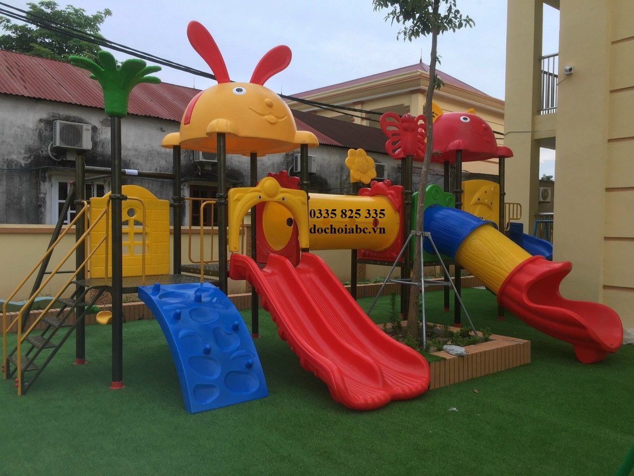 BỘ LIÊN HOÀN CẦU TRƯỢT NGOÀI TRỜI CHO BÉ