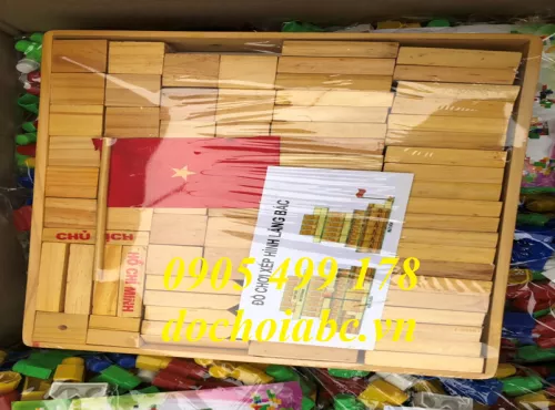 bộ xếp hình xd lăng bác