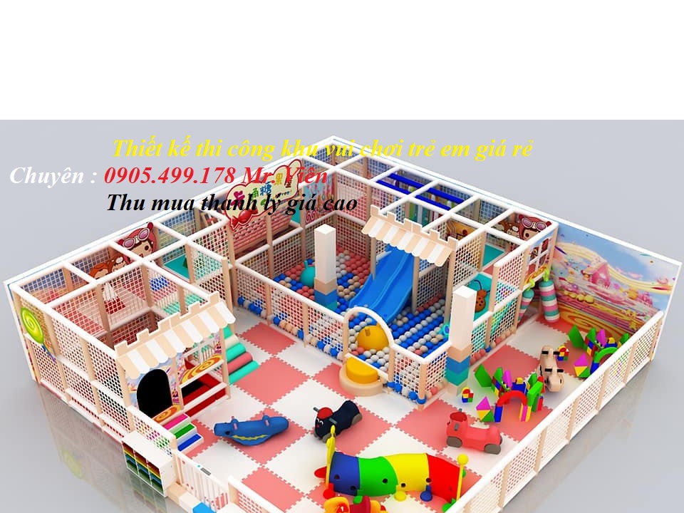 Lắp đặt nhà banh liên hoàn trong nhà cho trẻ em giá rẻ nhất toàn quốc