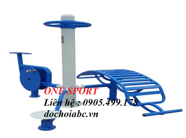 THIẾT BỊ TẬP LƯNG BỤNG, XOAY EO KẾT HỢP ĐẠP XE NGOÀI TRỜI - ONE SPORT