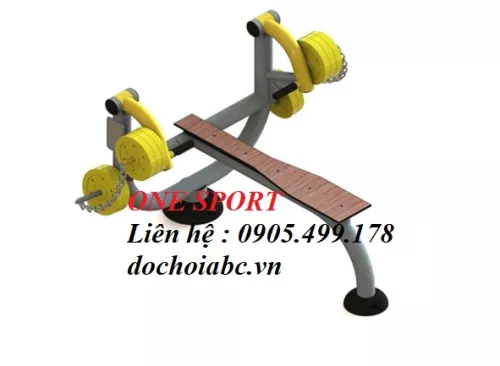 THIẾT BỊ TẬP ĐẨY TẠ NGANG NGOÀI TRỜI