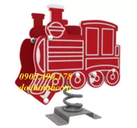 THÚ NHÚN LÒ XO 2 TẤM HÌNH TÀU HỎA CHO BÉ NGOÀI TRỜI