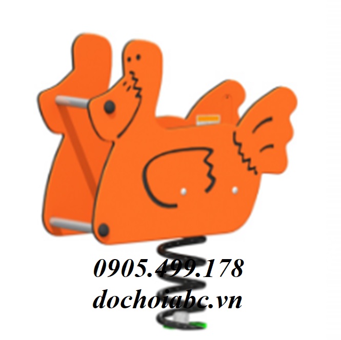 THÚ NHÚN LÒ XO 2 TẤM HÌNH CON VỊT