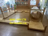 Bộ Vận Động Liên Hoàn Bằng Gỗ Cho Trẻ Mầm Non