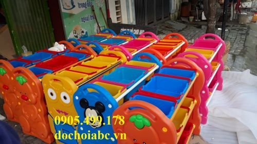 Kệ nhựa mầm non ABC  (2)